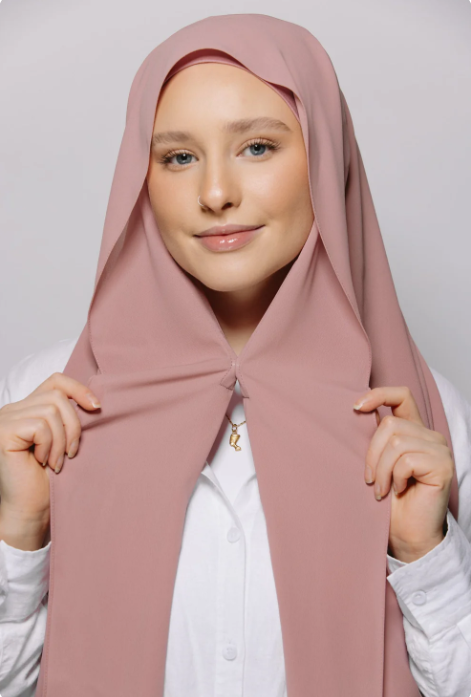 فولار بالمغنطيس – فولار رقم واحد| Magnetic Scarf | Blush